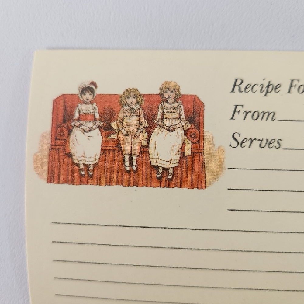 30 Vintage Recipe Cards with Illustrations - Picture 3 of 10